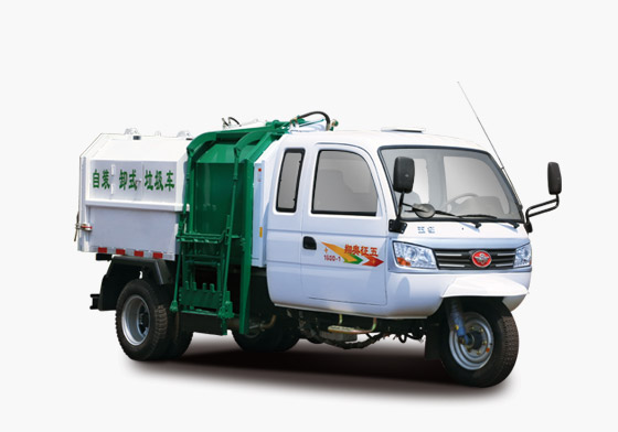 Self-loading garbage truck (without push board)